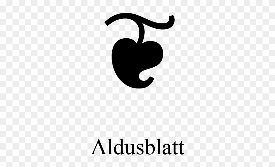 Aldusblatt, Kapitelende - Love Clipart