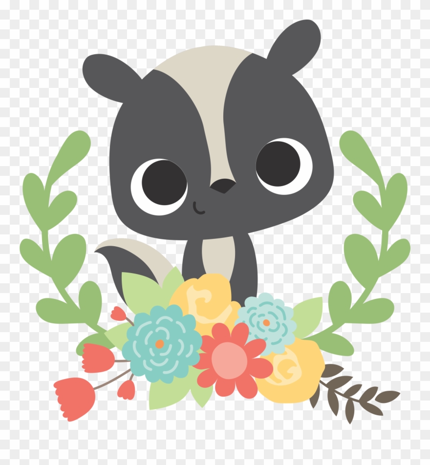 Raccoon Fox Forest Friends 9pc Set - Clip Art - Png Download