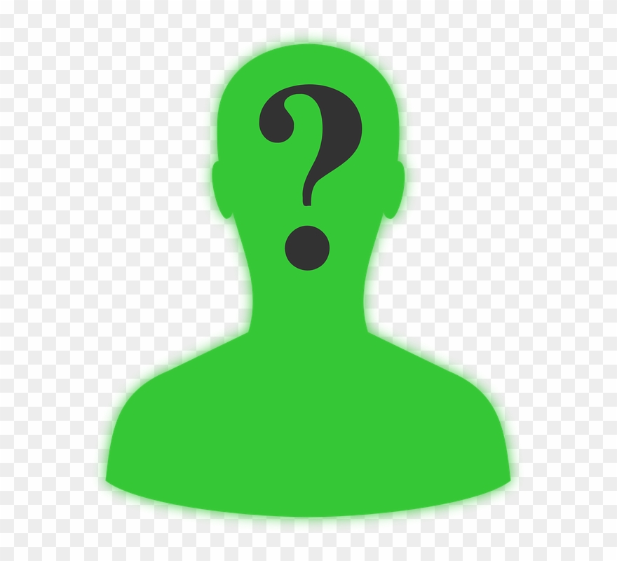 Illustration Menschliche Silhouette Mit Fragezeichen - Clip Art Anonymous - Png Download