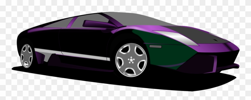 Free To Use Amp Public Domain Cars Clip Art - Cool Black And Purple Cars - Png Download