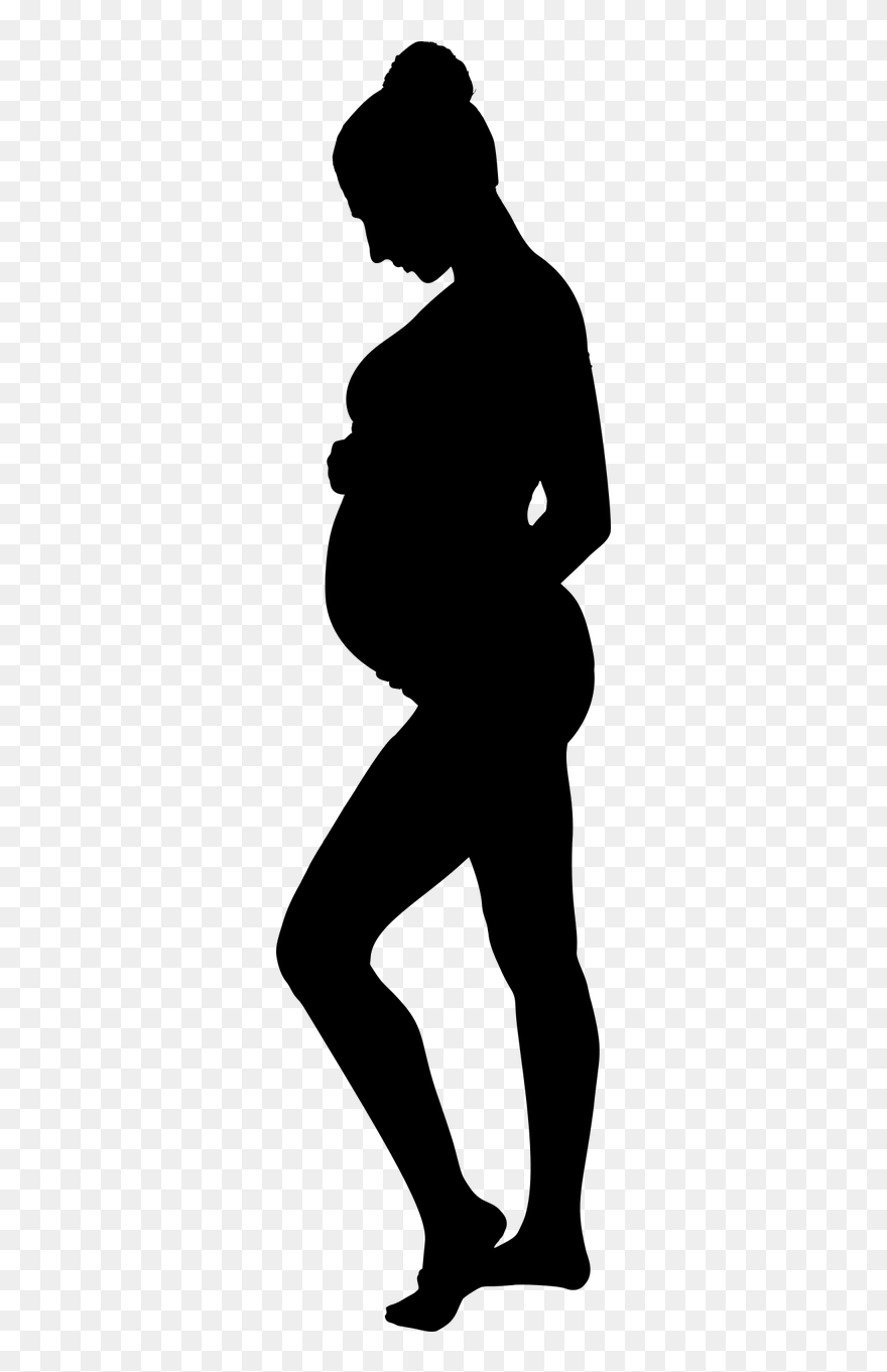 Pregnancy Silhouette Icons Png - Pregnancy Clip Art Transparent Png