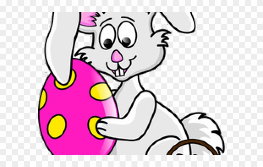 Easter Eggs Clipart Calendar - Rabbit Clipart For Coloring - Png Download