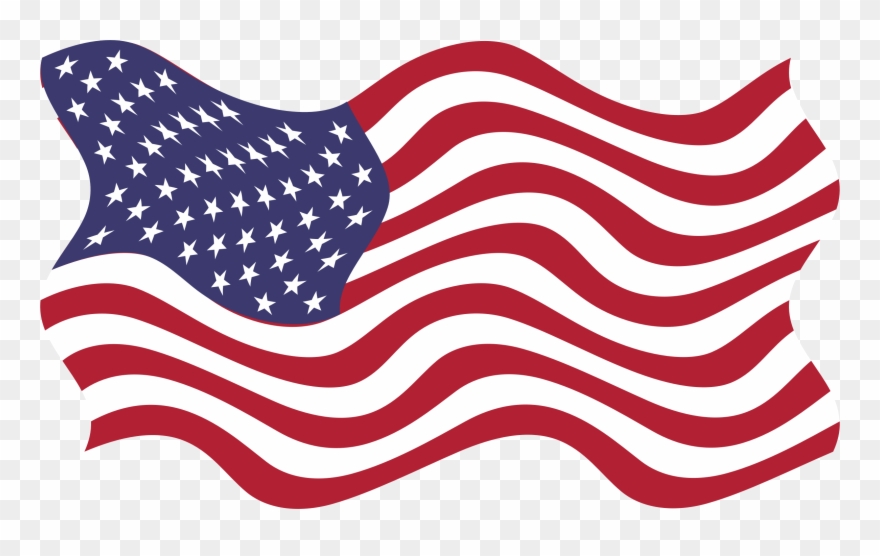Clipart Flag Breezy Big Clip Art Freeuse Download - United States Flag Pdf - Png Download