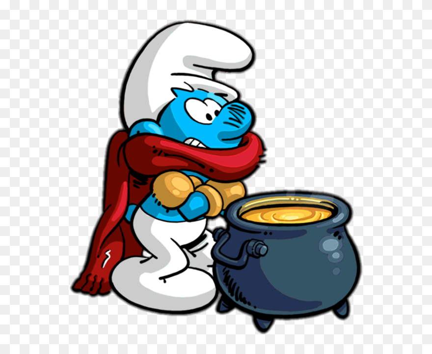 Smurfs Clipart Smurf Village - Sickly Smurf - Png Download