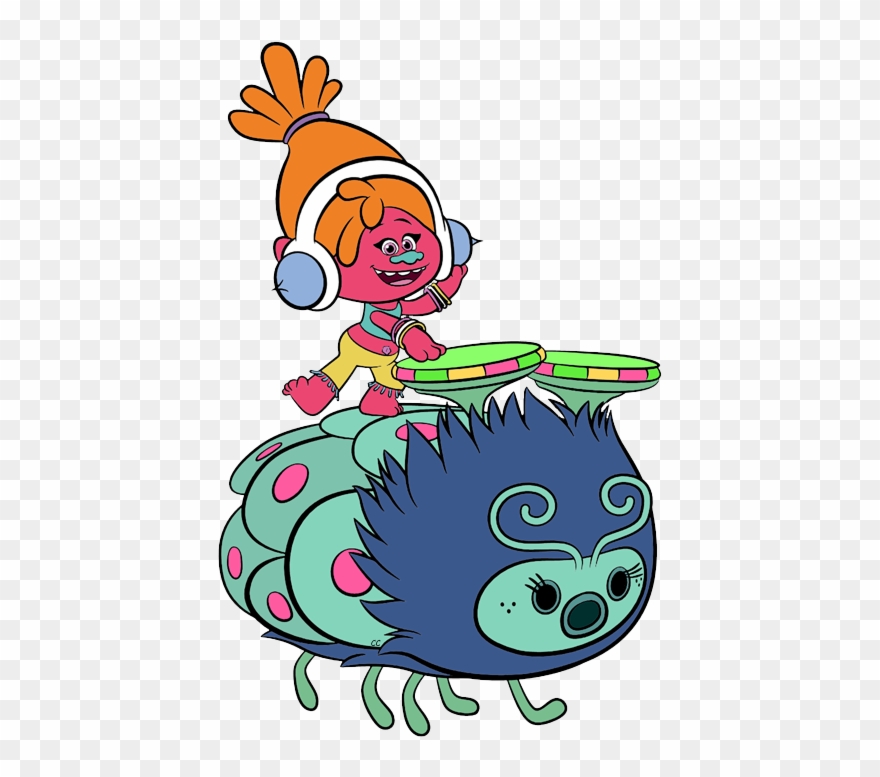 Dj Suki - Trolls Dj Suki And Poppy Clipart
