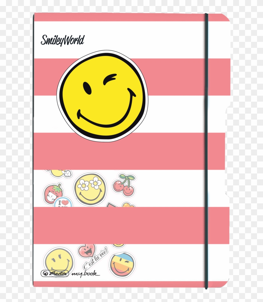 Girly Notebook Png - Herlitz My Book Smiley World Clipart