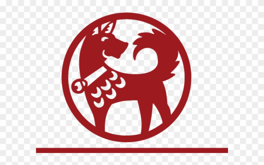 New Year Clipart Logo - Chinese New Year Dog Icon - Png Download