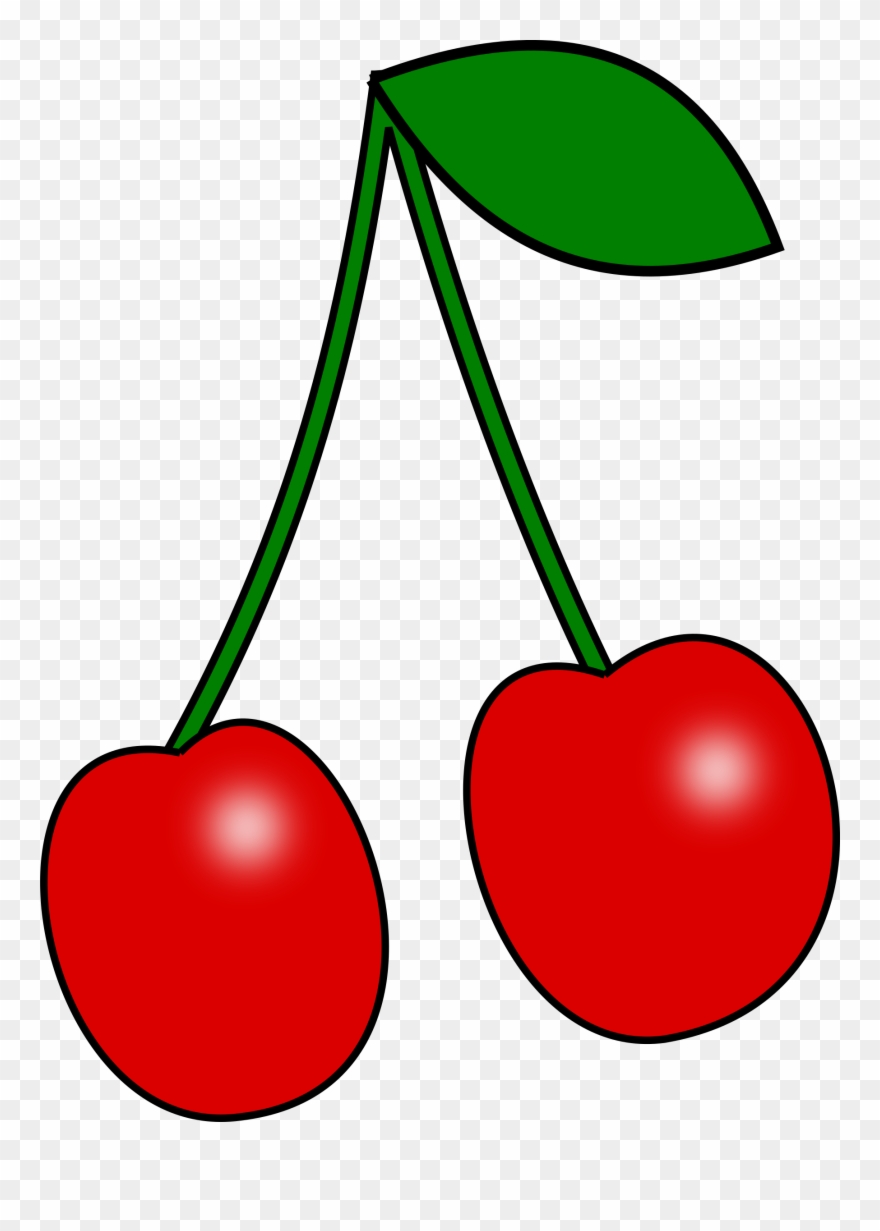 Clipart Red Cherry - Clip Art Of Red Cherry - Png Download