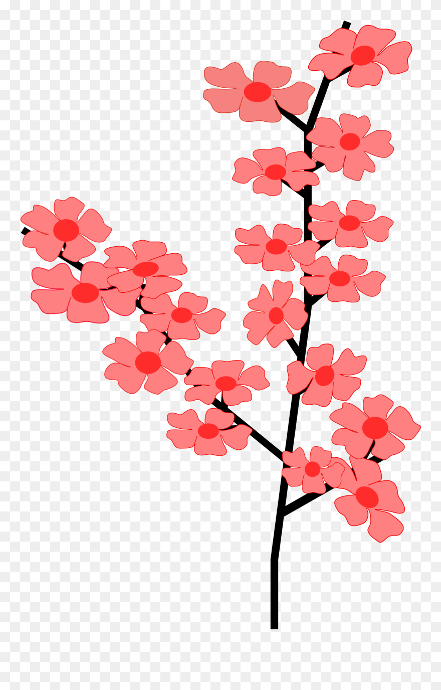 Flowers Sakura 2 Png Clip Arts - Cherry Blossoms Clipart Png Transparent Png