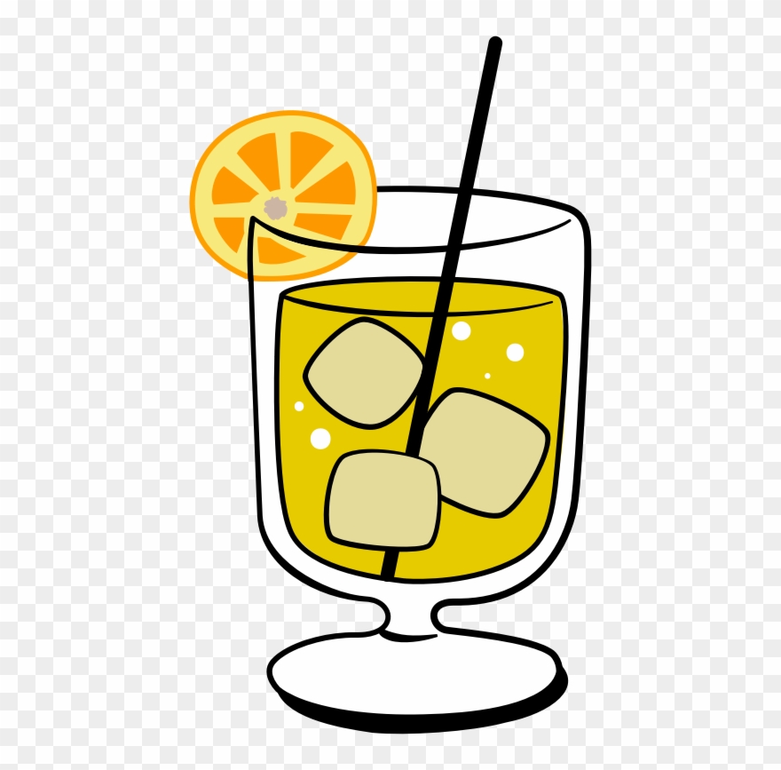 Screwdriver Cocktail Food Mixed Drink Plants - Alcoholic Drink Clip Art - Png Download