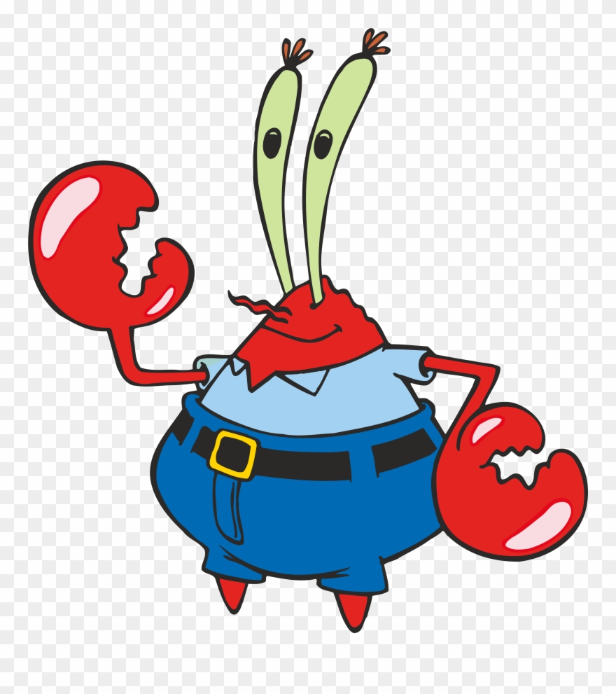 Spongebob Mr Krabs Clipart