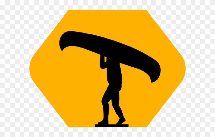 Canoe Clipart Portage - Algonquin Provincial Park - Png Download