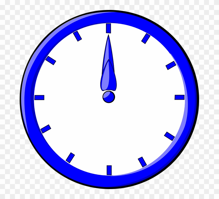 Free Vector Clock12 Clip Art - Clock Clipart - Png Download