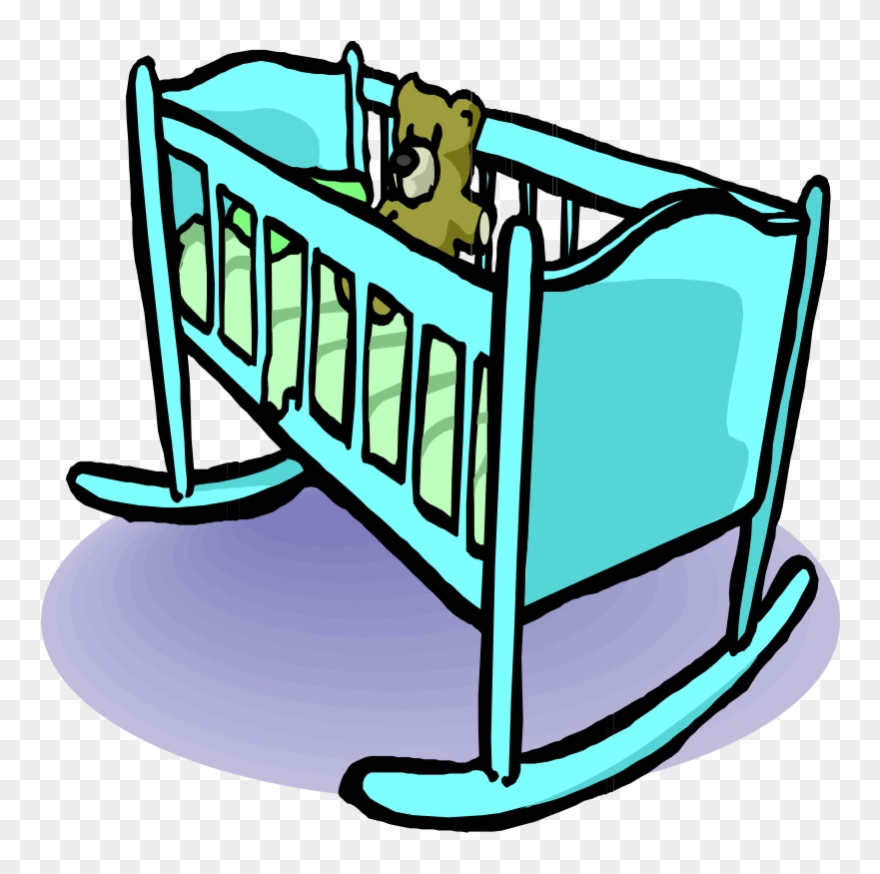 Gary The Snail Clipart - Baby Cradle Clip Art - Png Download