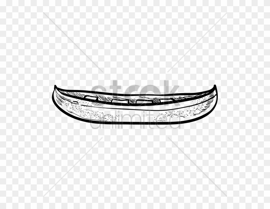 Canoe Vector Image - Canoe Sketches Clipart