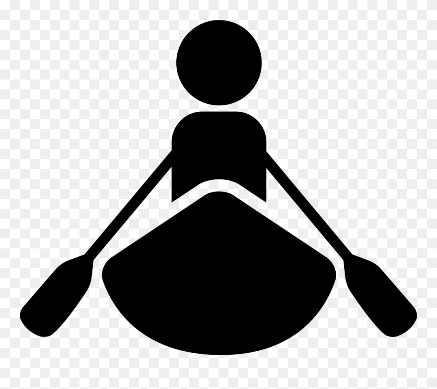 Canoe Clipart Double Kayak - Icono Piragua - Png Download