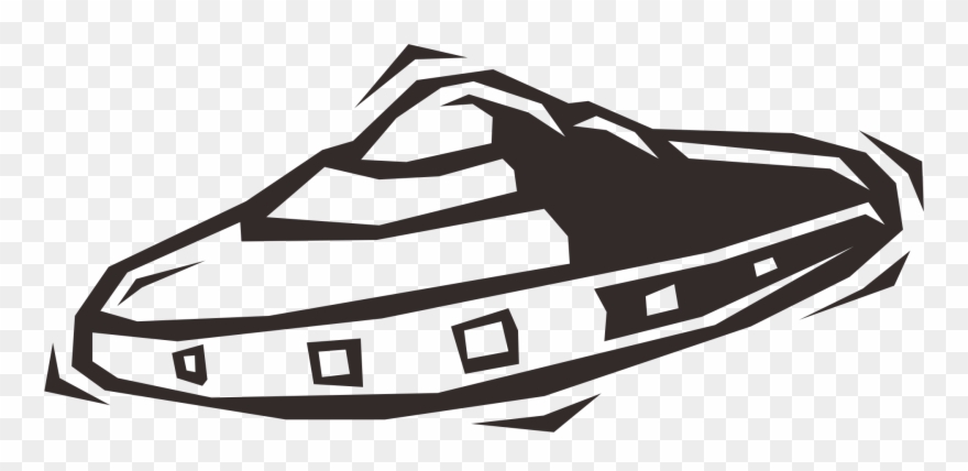 Spaceship Clipart Flying Saucer - Ufo Clip Art - Png Download