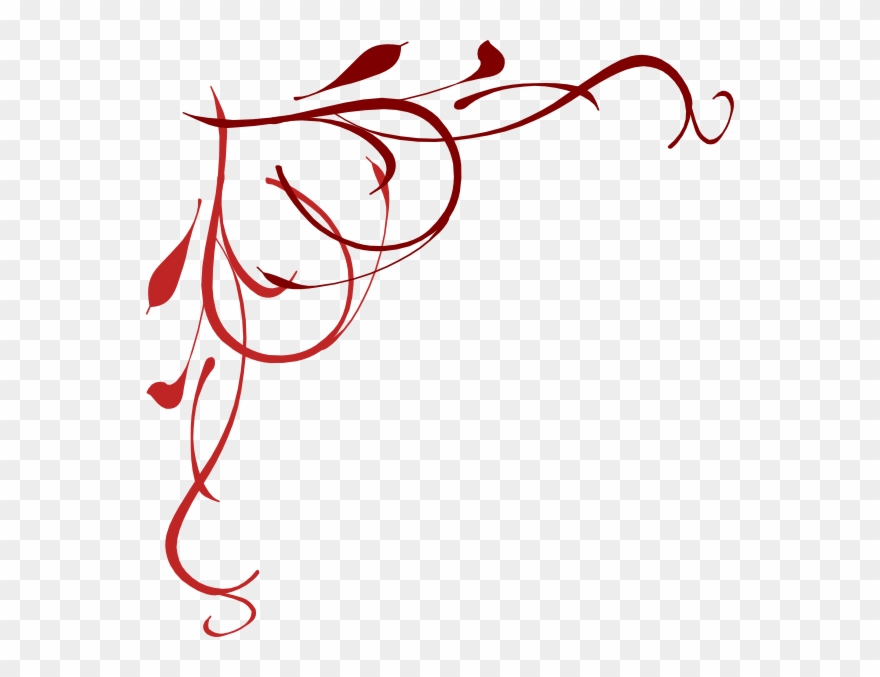 Red And Black Border Design Clipart