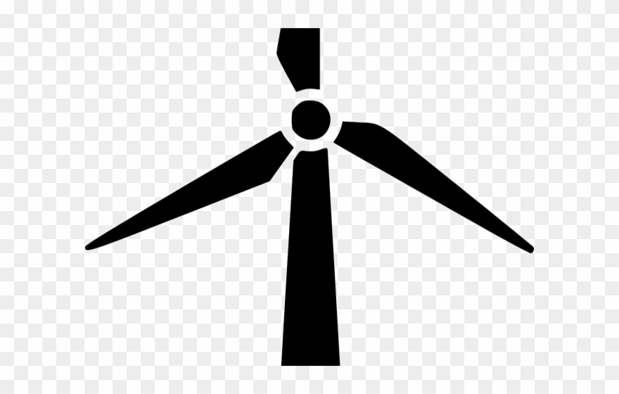 Windmill Clipart Svg - Wind Turbine Icon Png Transparent Png