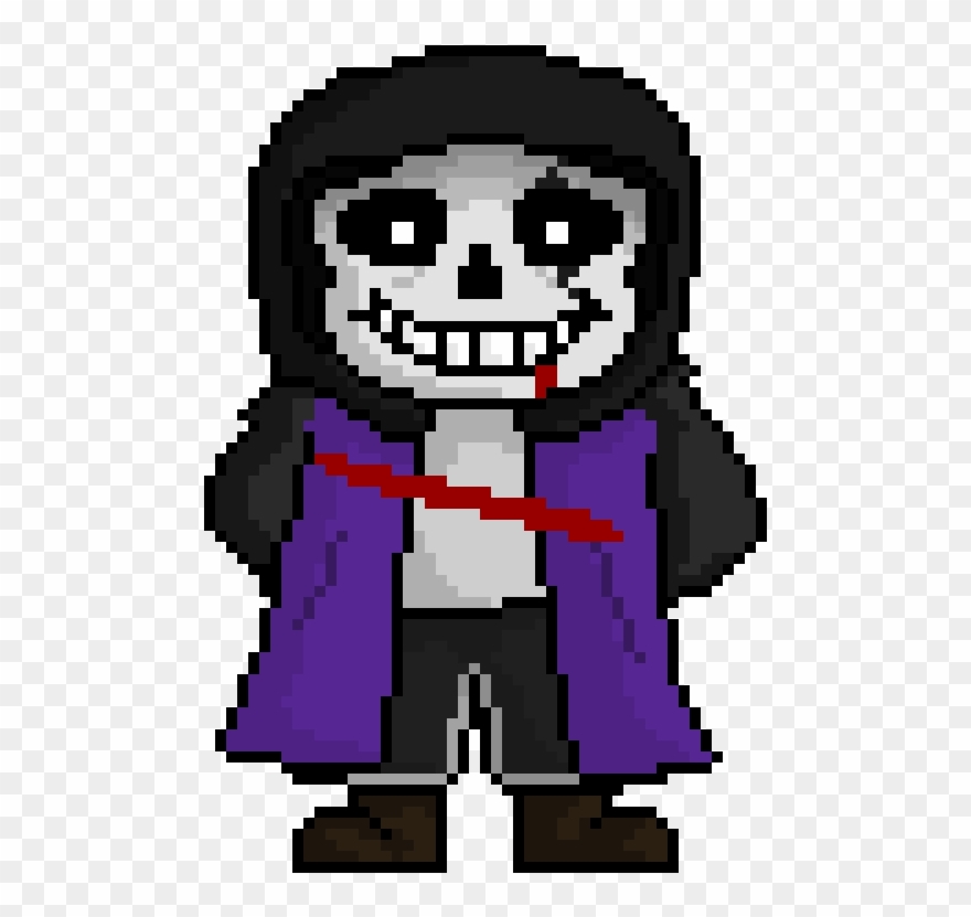 Geno Epictale Sans - Epic Sans Pixel Art Clipart