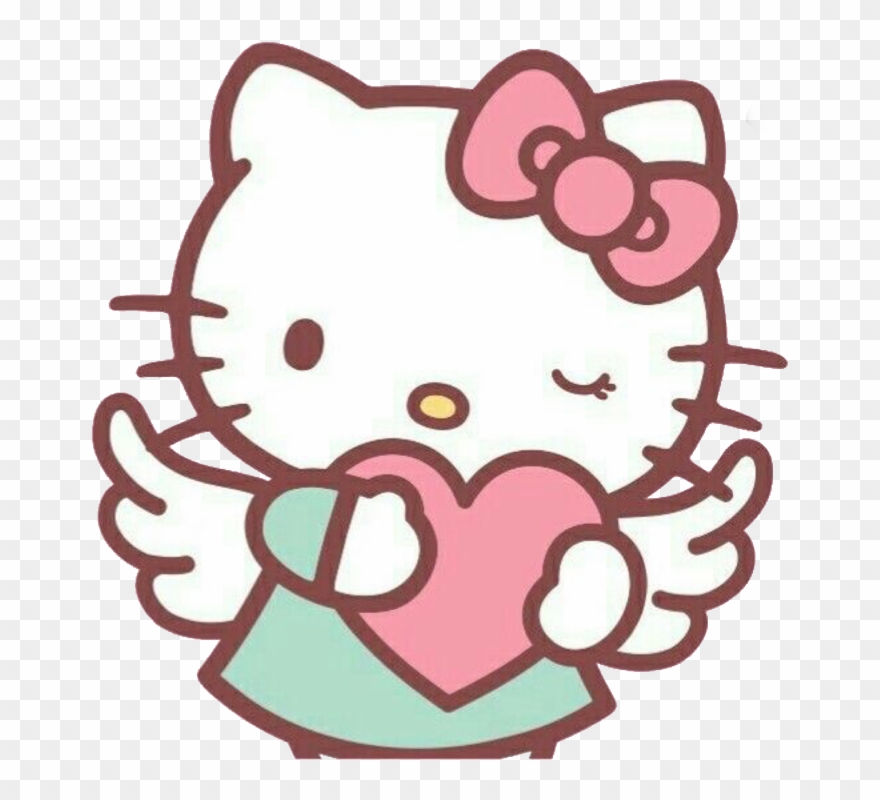 Some Cute Hello Kitty Transparents I Made - Hello Kitty Sticker Png Clipart
