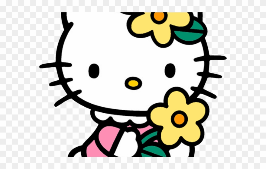 Hawaii Clipart Hello Kitty - Hello Kitty Printable Colouring Pages - Png Download