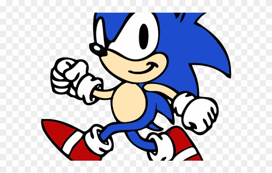 Sonic The Hedgehog Clipart Somic - Sonic The Hedgehog Coloring Pages - Png Download