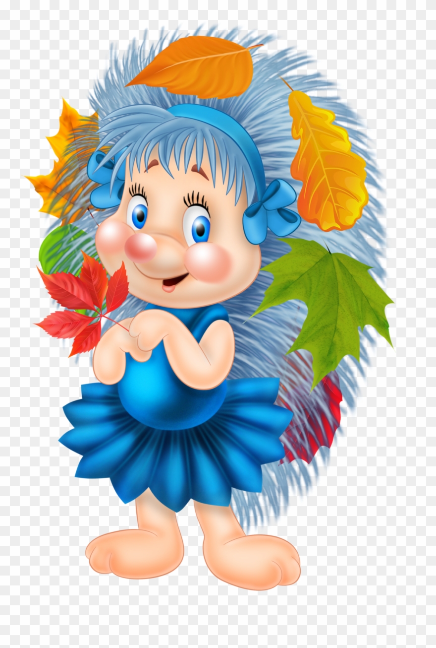 Фото, Автор Soloveika На Яндекс - Hedgehog Blue Clipart - Png Download