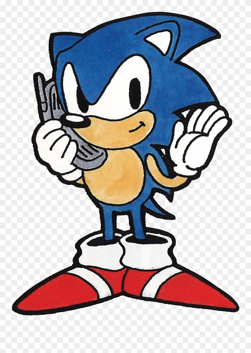 Sonic The Hedgehog Clipart Behind - Sonic The Hedgehog Phone - Png Download
