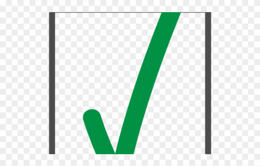 Green Tick Clipart Word Art - Png Download
