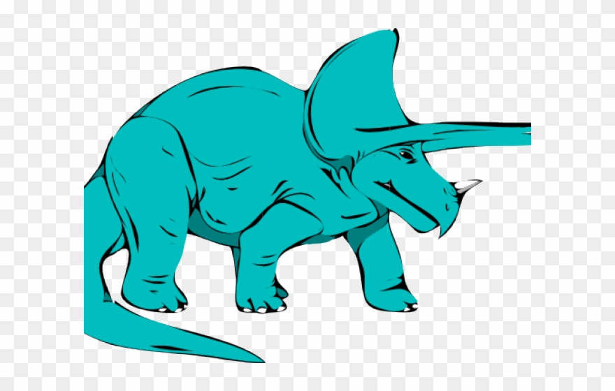 Triceratops Clipart Clip Art - Grey Triceratops Clipart - Png Download