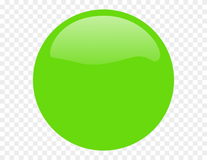 Green Button Clipart - Png Download