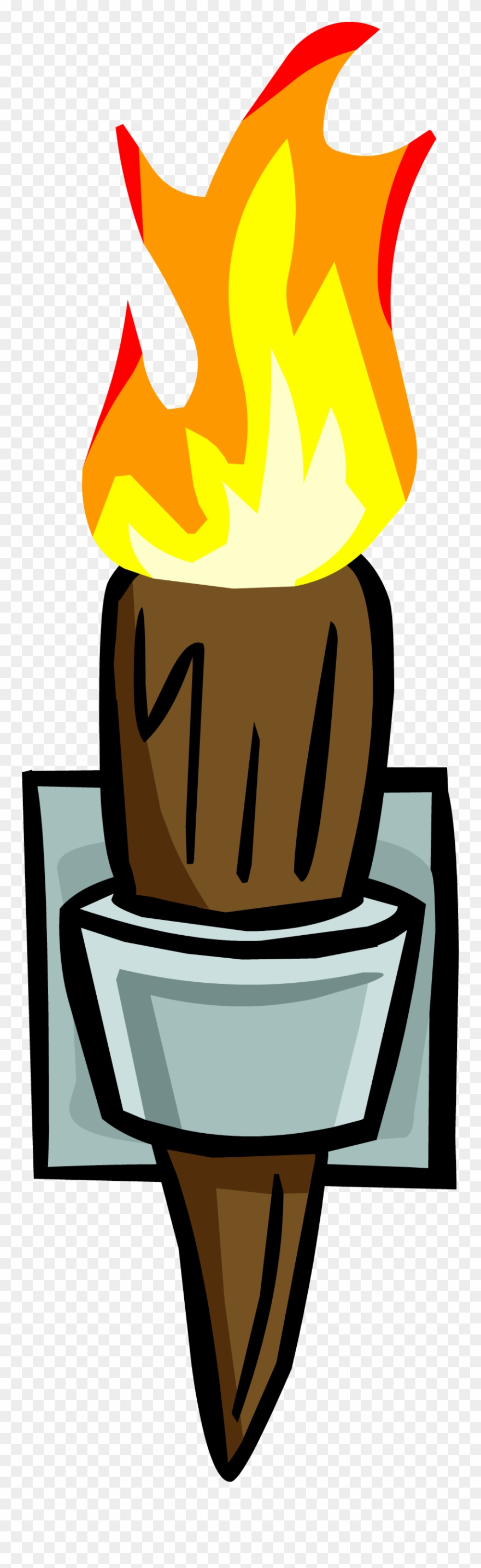 Wall Torch Png - Torch Wall Clip Art Transparent Png