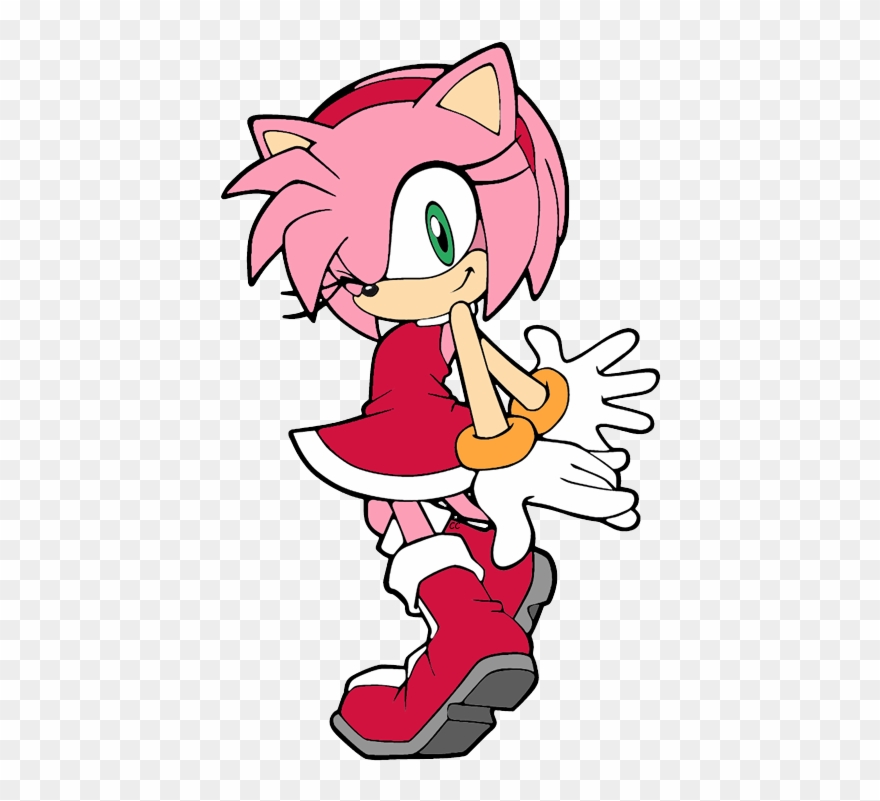 Sonic The Hedgehog Clip Art Images Cartoon - Amy Rose - Png Download