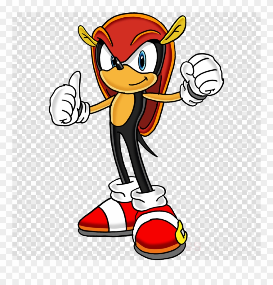 Mighty The Armadillo Official Art Clipart Sonic The - Mighty The Armadillo Drawing - Png Download