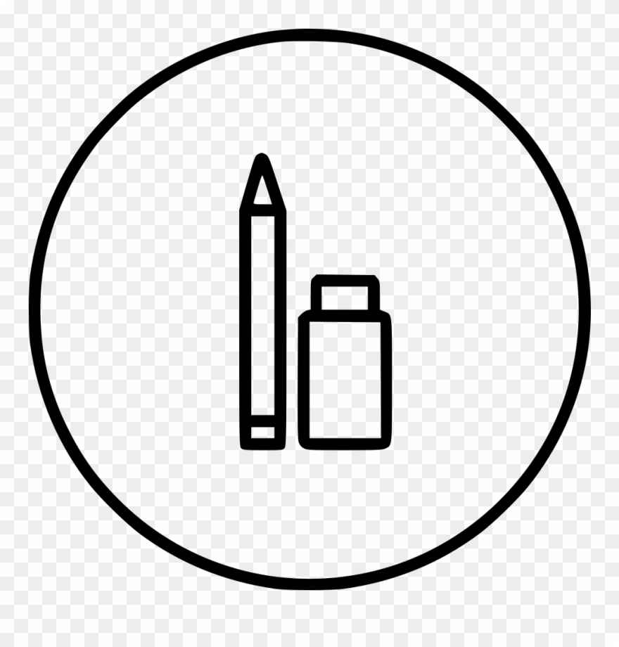 Pen Pencile Eraser Erase Clip Transparent - Draw And Erase Clipart - Png Download