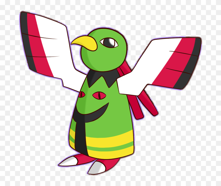 Challenge Favorite Type By Capy Logger On - Green Flying Type Pokemon Clipart