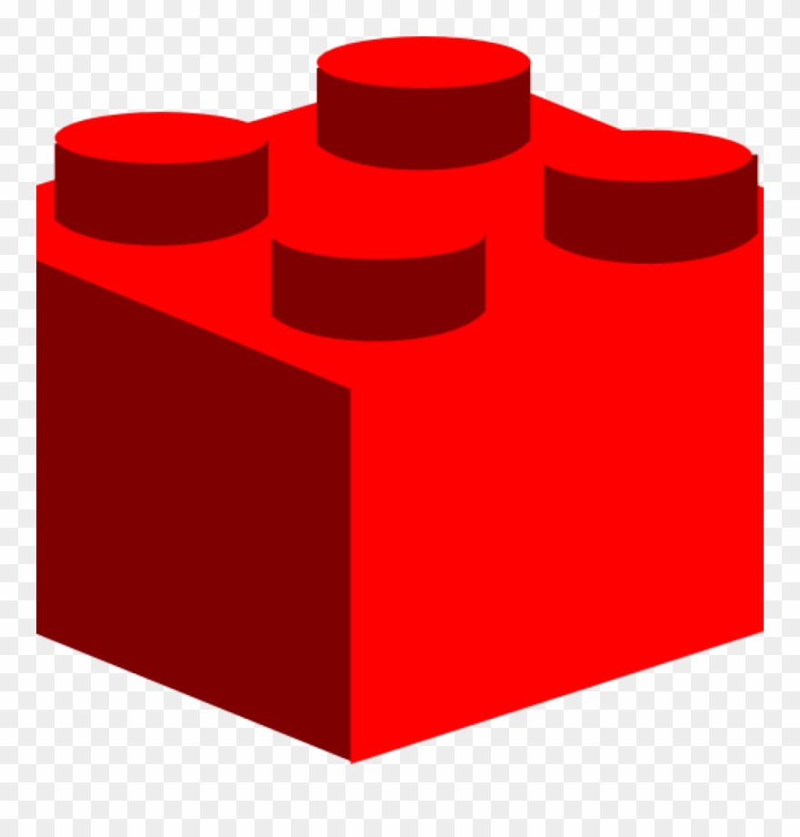 Lego Clipart Red Clip Art At Clker Vector Online Royalty - Clip Art - Png Download