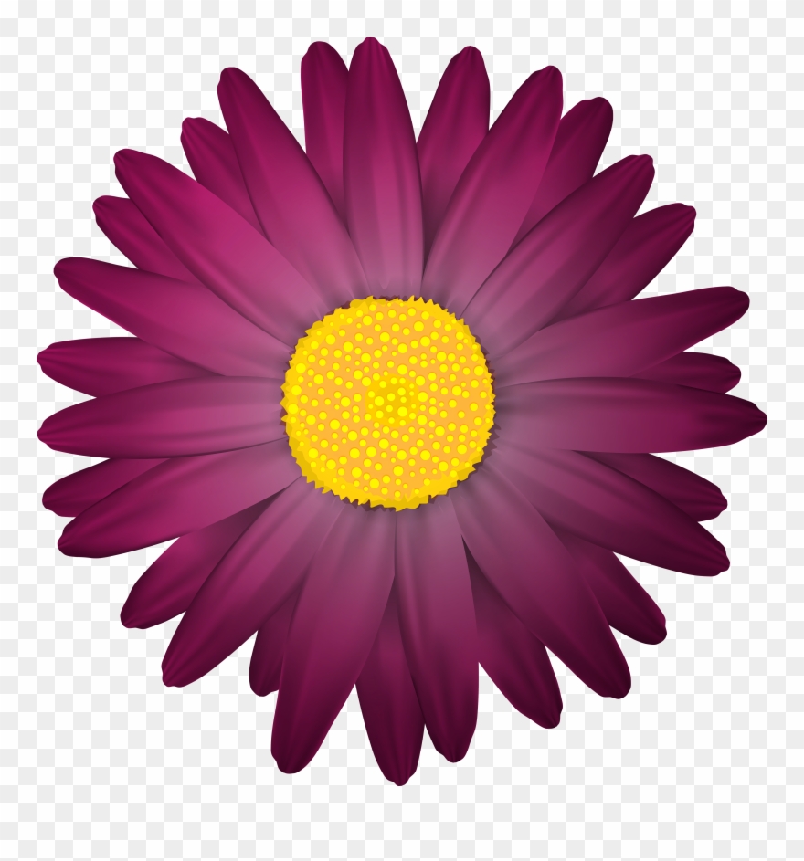 Dark Purple Flowers Clip Art - Png Download