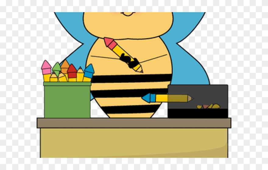 Jobs Clipart Attendance - Teacher Bee - Png Download