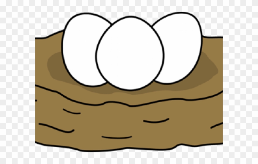 Nest Clipart Dino Egg - Clip Art - Png Download