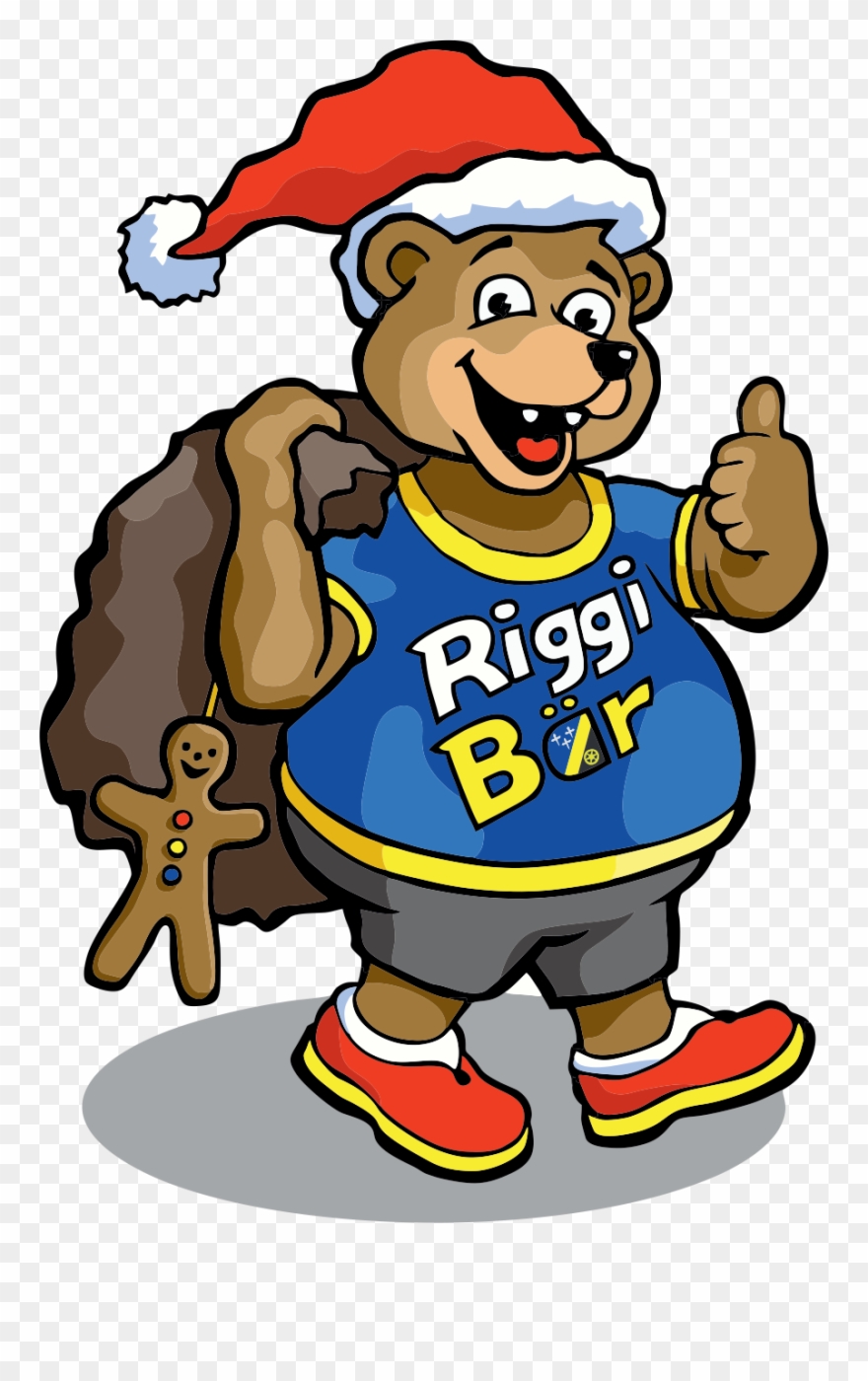 Riggibär Weihnachten - Cartoon Clipart