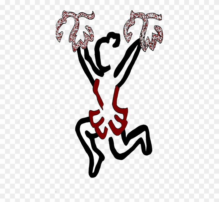 Cheerleader Logo Clipart
