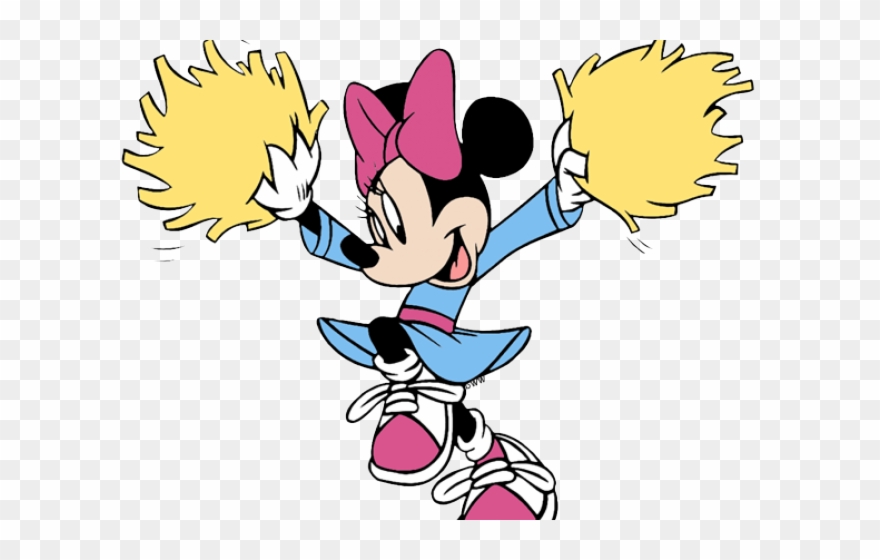 Cheerleader Clipart Disney - Minnie Cheerleader - Png Download