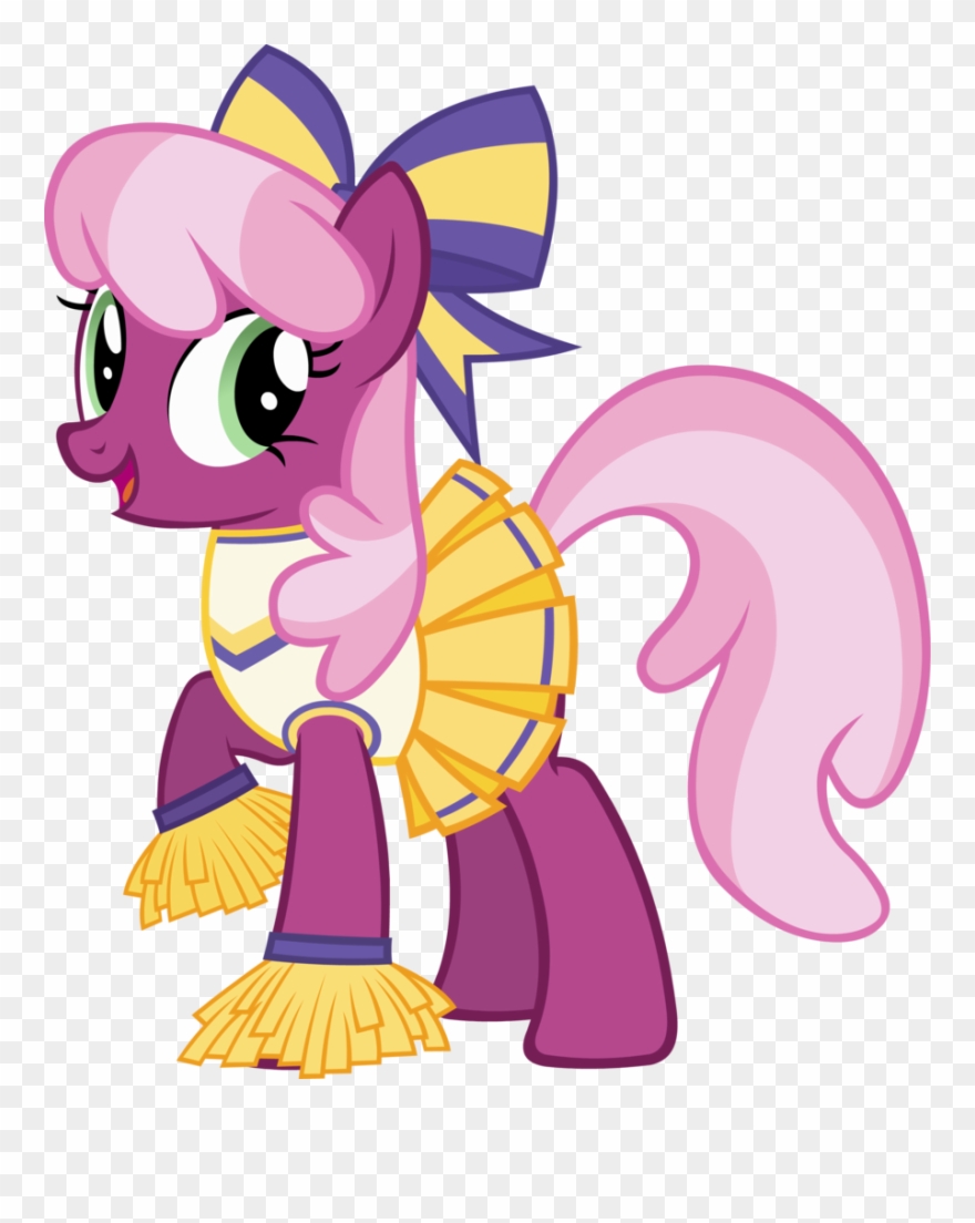 Clip Stock Cheer Vector Cheerleading Clipart - Cheerilee My Little Pony Cheerleaders - Png Download
