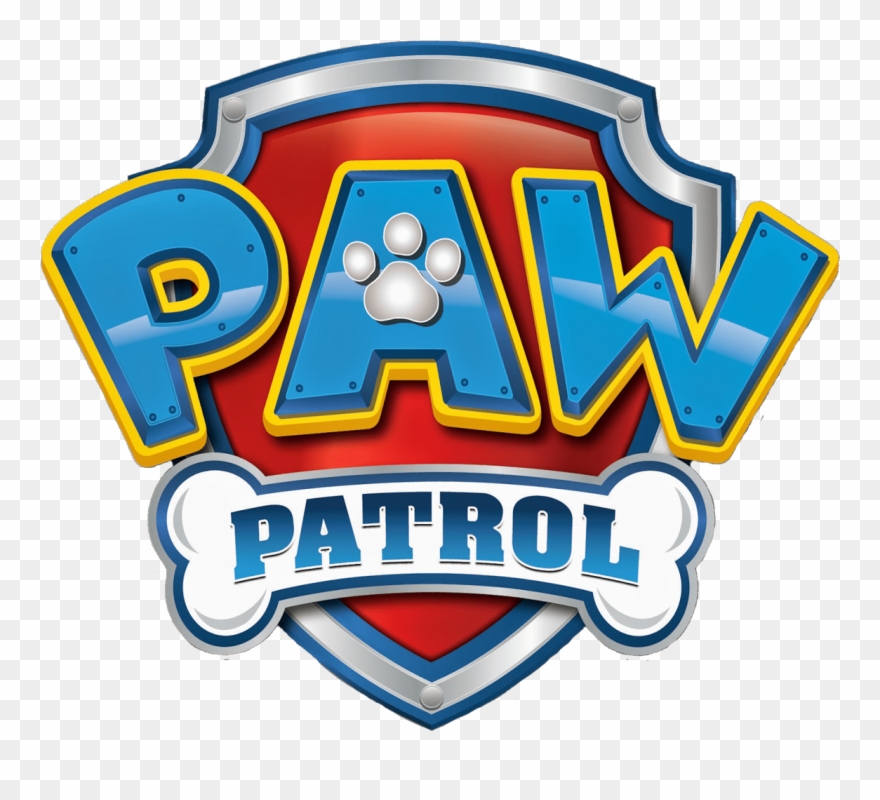 Clip Art Royalty Free Bones Vector Paw Patrol - Paw Patrol Logo Coloring Pages - Png Download