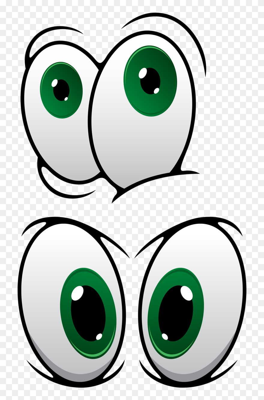 Smiley , Augen - Мультяшные Глаза Png Clipart