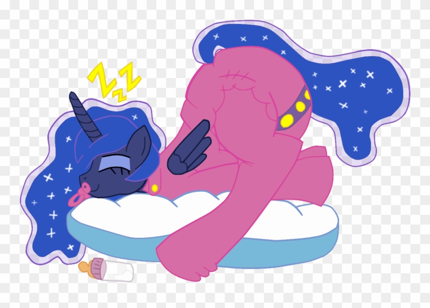 Adult Foal Artist Cuddlelamb Thunderdasher Baby - Princess Luna Diaper Clipart