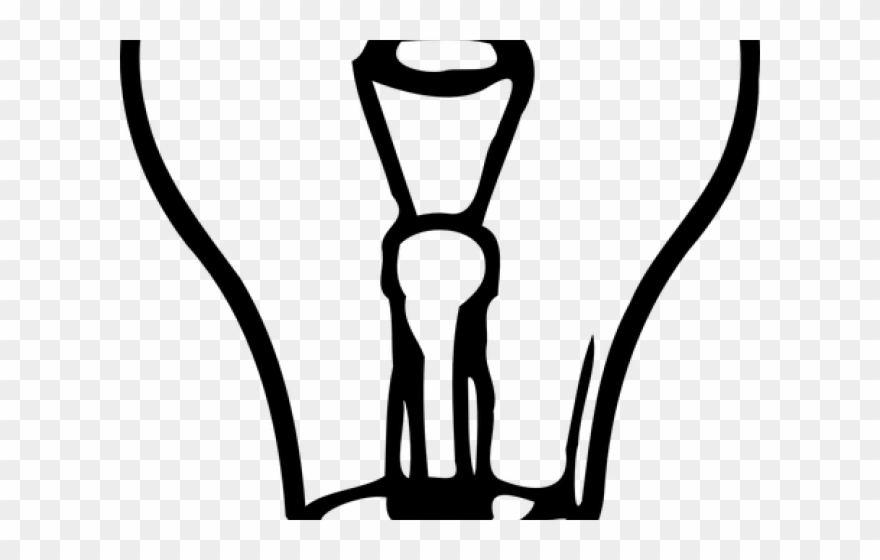 Bulb Clipart Electricity - Incandescent Lamp Clipart - Png Download