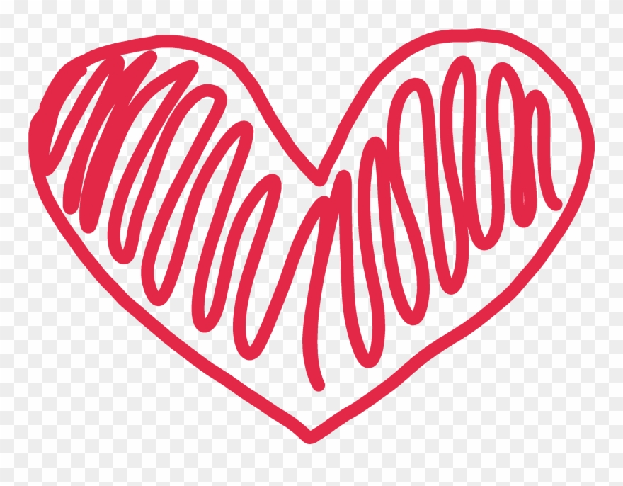 Doodle Heart Clipart - Love Heart Doodle Png Transparent Png